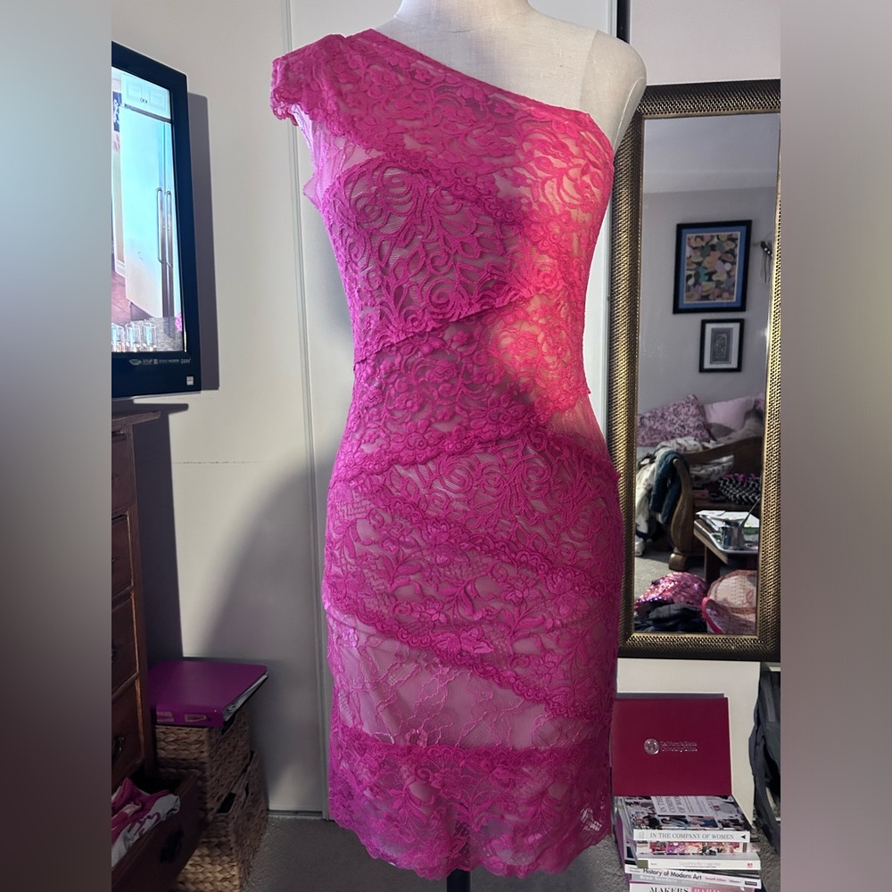 Bebe pink dress